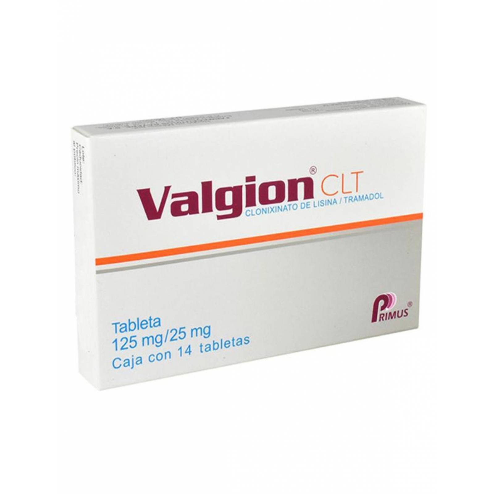 Valgion CLT 125mg/25mg Caja Con 14 Tabletas 