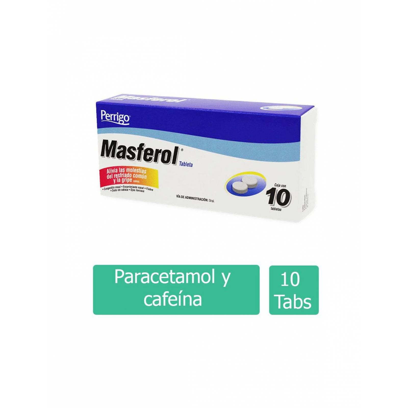 Masferol Caja Con 10 Tabletas 