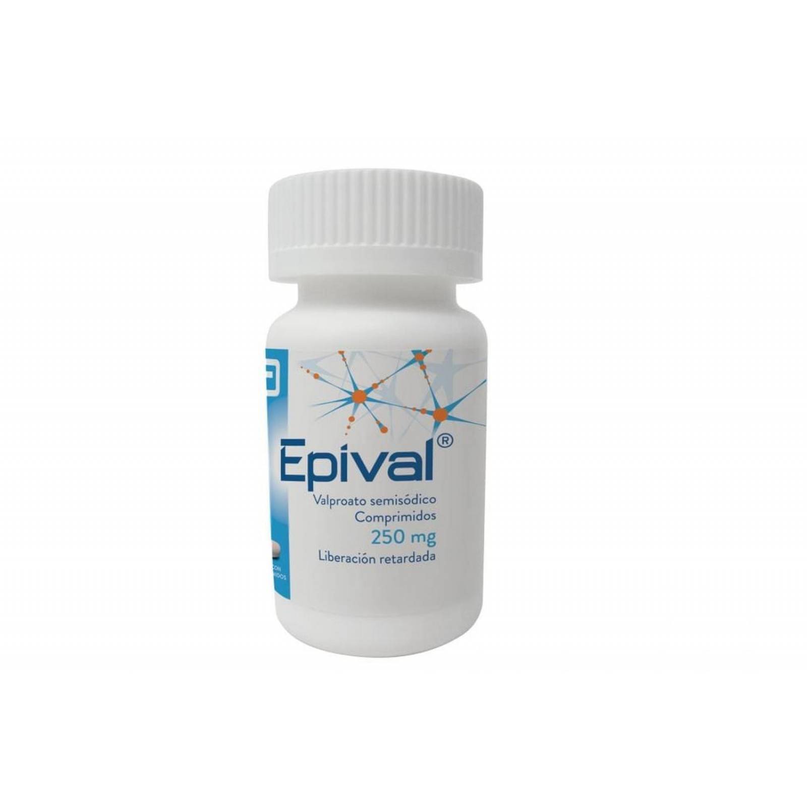 Epival 250 Mg Frasco Con 30 Comprimidos 