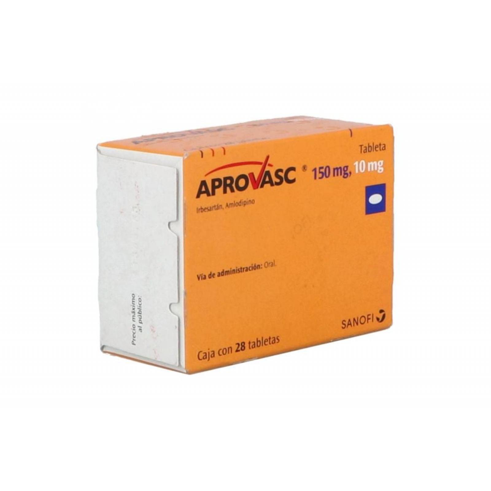 Aprovasc 150 mg / 10 mg Caja con 28 Tabletas 