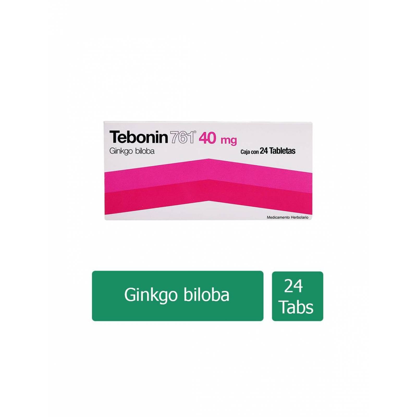 Tebonin 761 40 mg Caja Con 24 Tabletas 