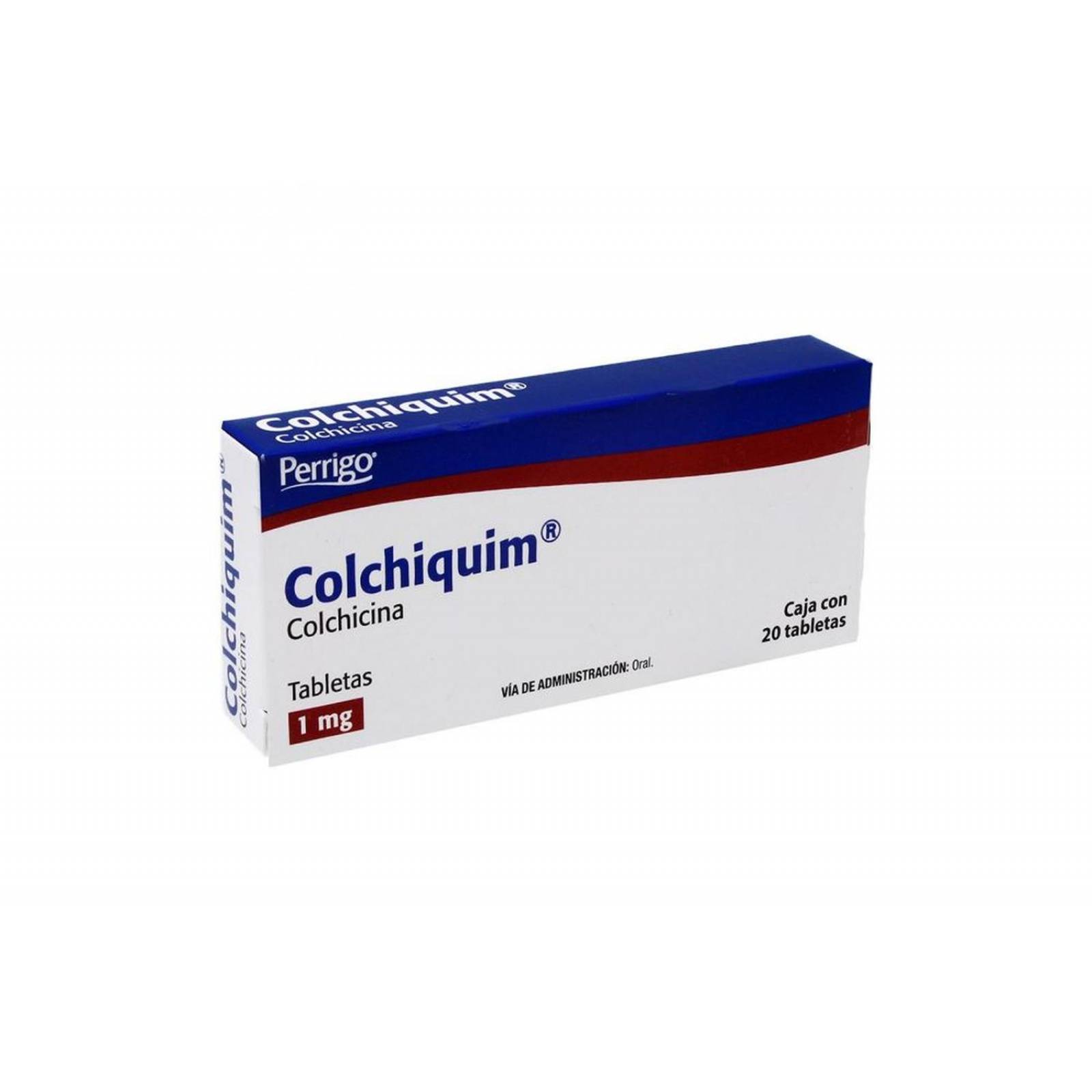 Colchicina 1mg Caja Con 20 Tabletas 