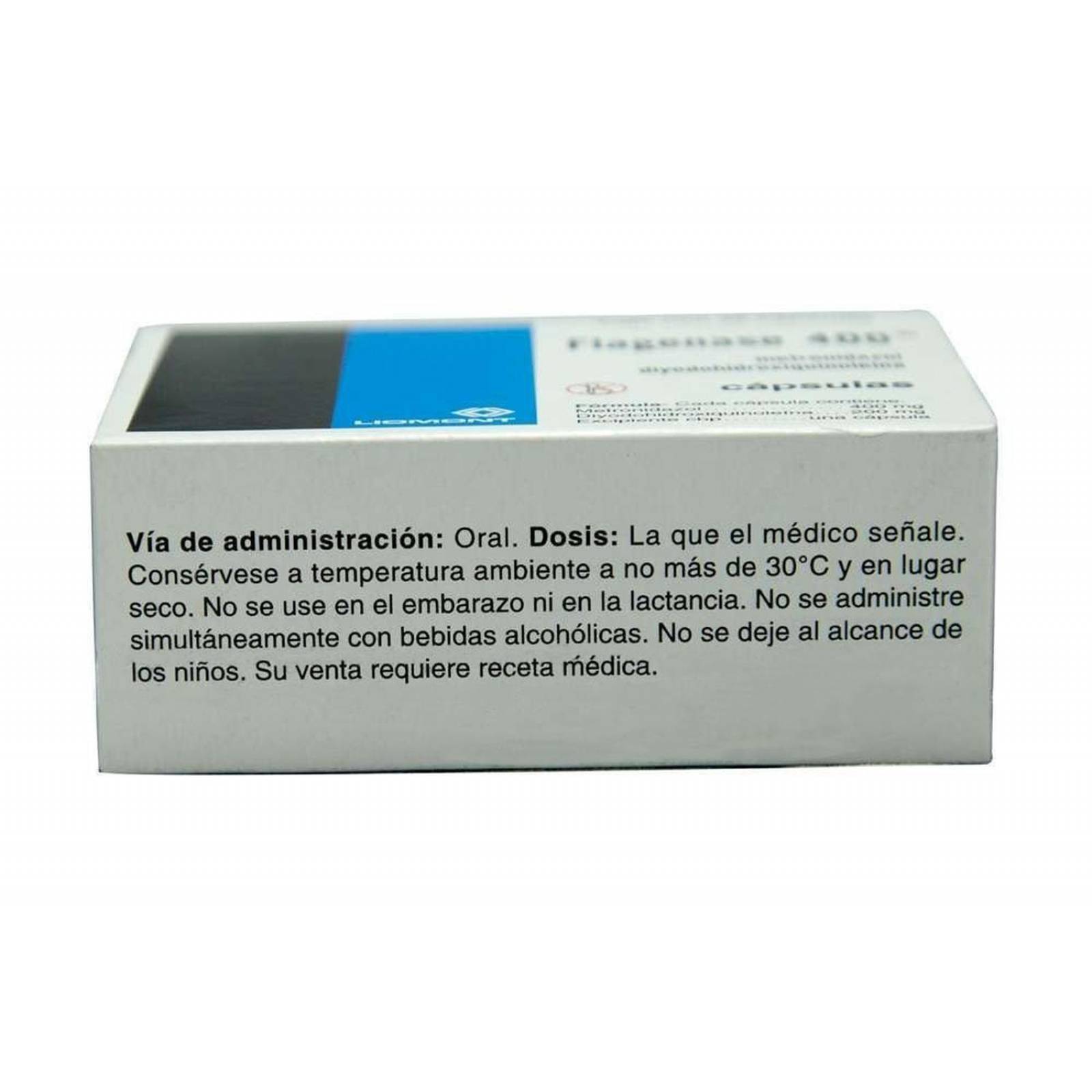 Flagenase 400 mg/200 mg Caja Con 30 Cápsulas 