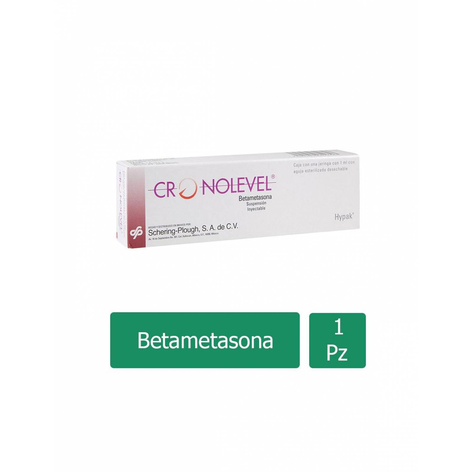 Cronolevel Caja Con 1 Jeringa Prellenada Con 1mL 