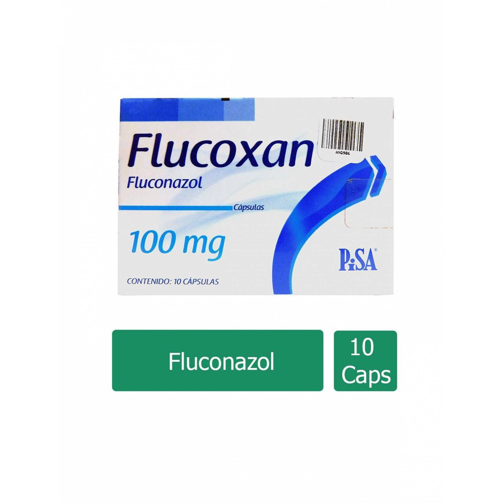 Flucoxan 100 mg Caja Con 10 Cápsulas 