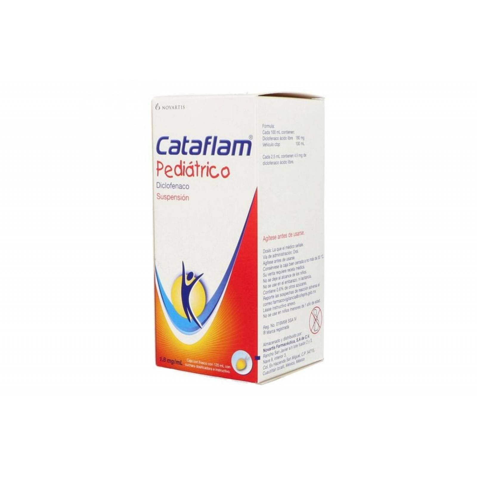 Cataflam Pediatrico 180 mg Suspensión con 120 mL 