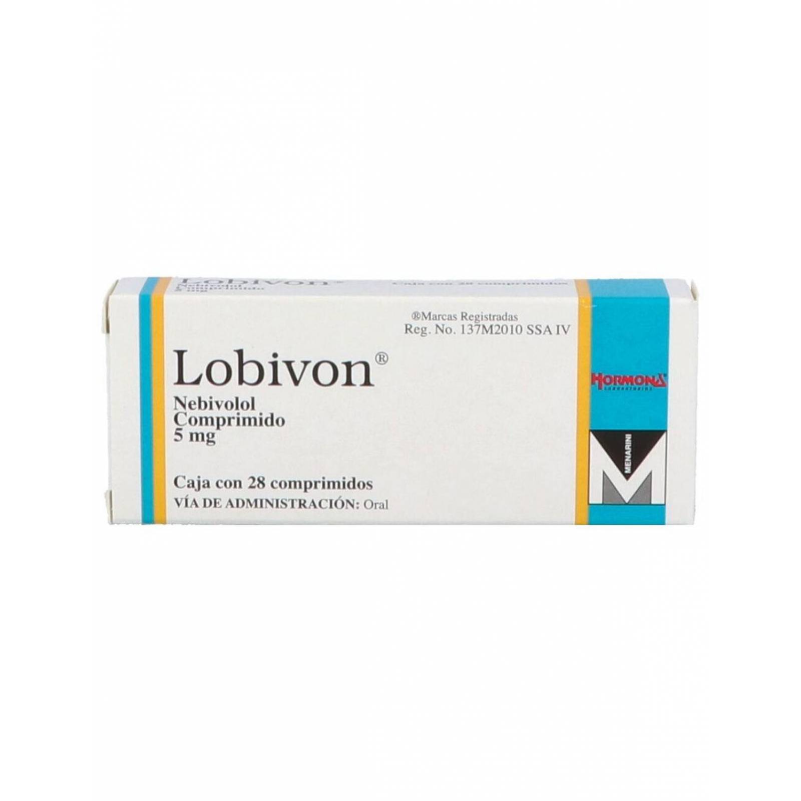 Lobivon 5 mg Caja Con 28 Comprimidos 