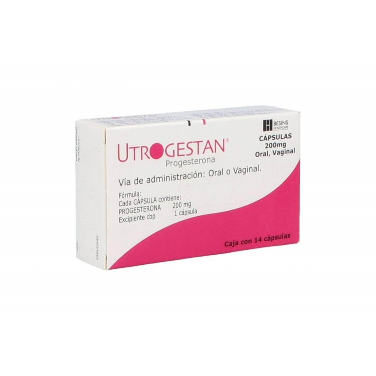 Utrogestan 200 mg Caja Con 14 Cápsulas SDT 