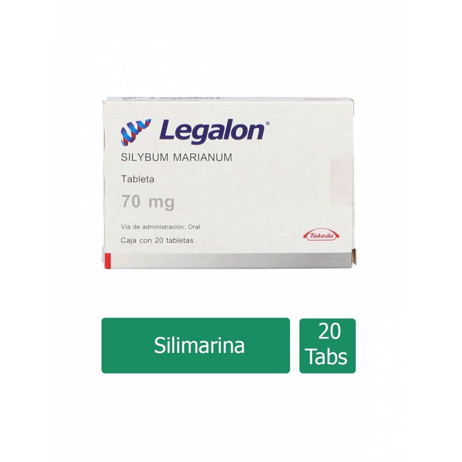 Legalon 70 mg Caja Con 20 Tabletas 