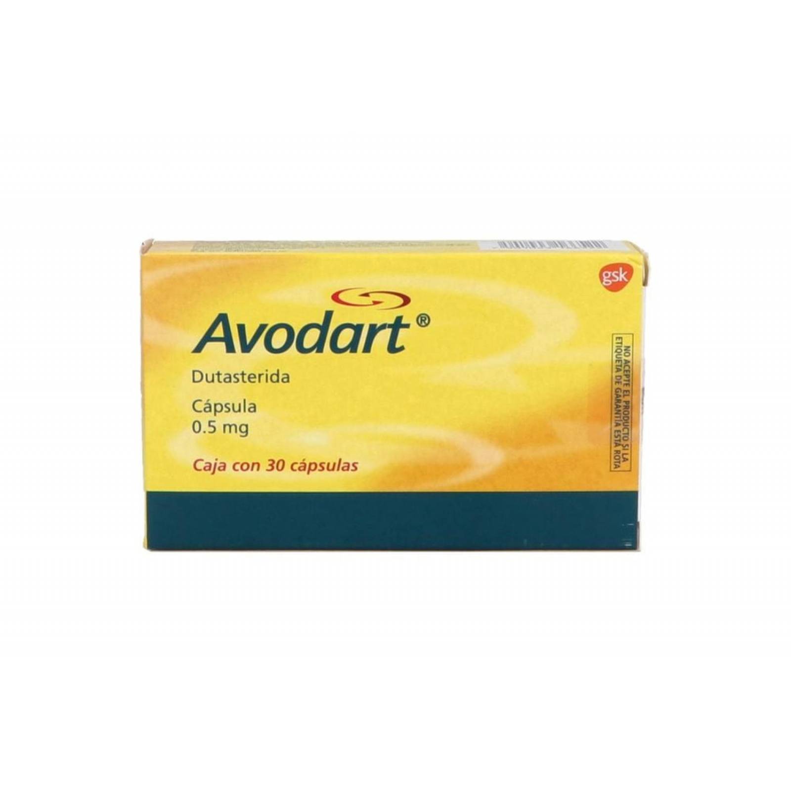 Avodart 0.5 mg Caja Con 30 Cápsulas 