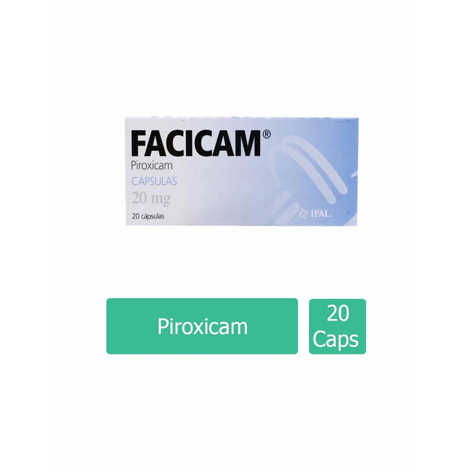 Facicam 20 mg Caja Con 20 Cápsulas 