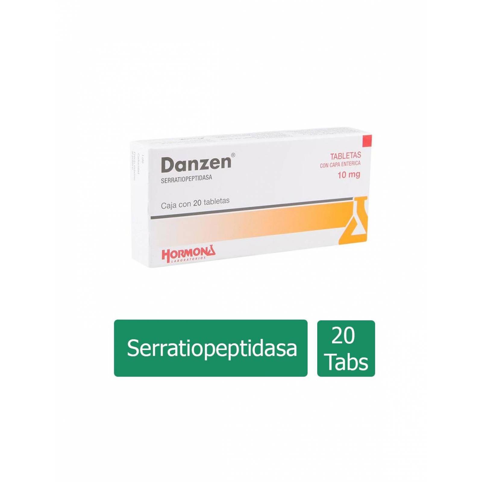 Danzen 10 mg Caja Con 20 Tabletas 