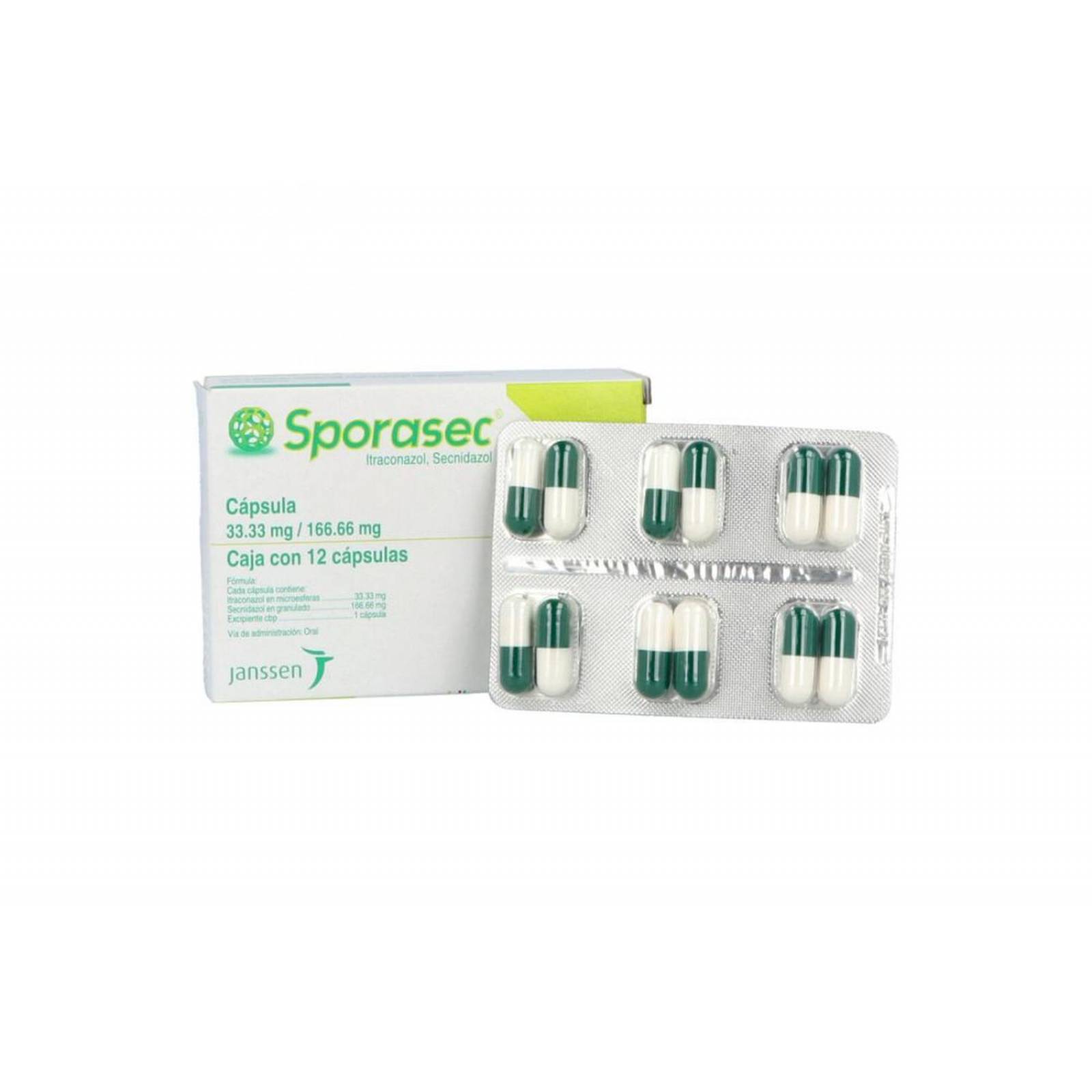 Sporasec Caja Con 12 Cápsulas 