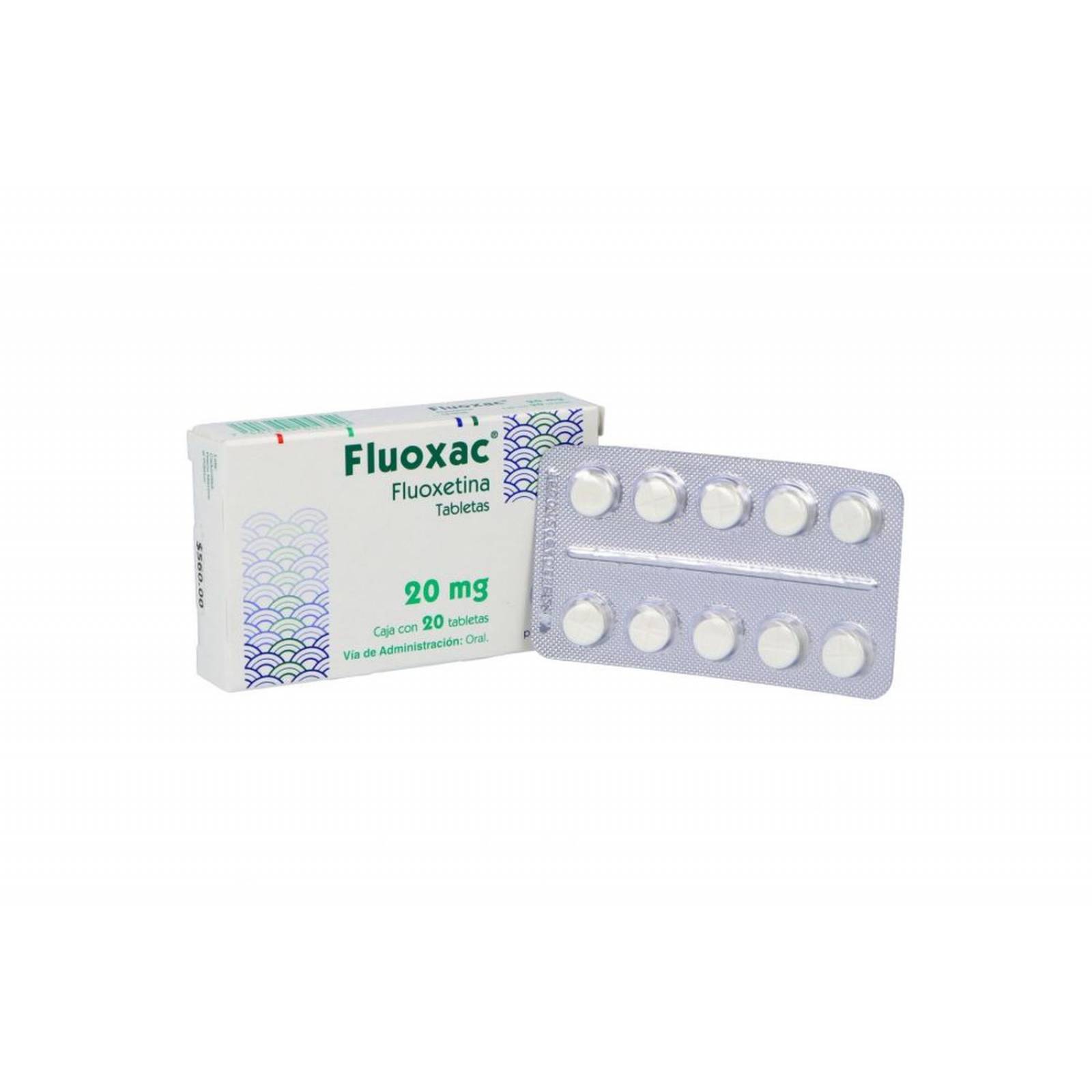 Fluoxac 20 mg Caja Con 20 Tabletas 