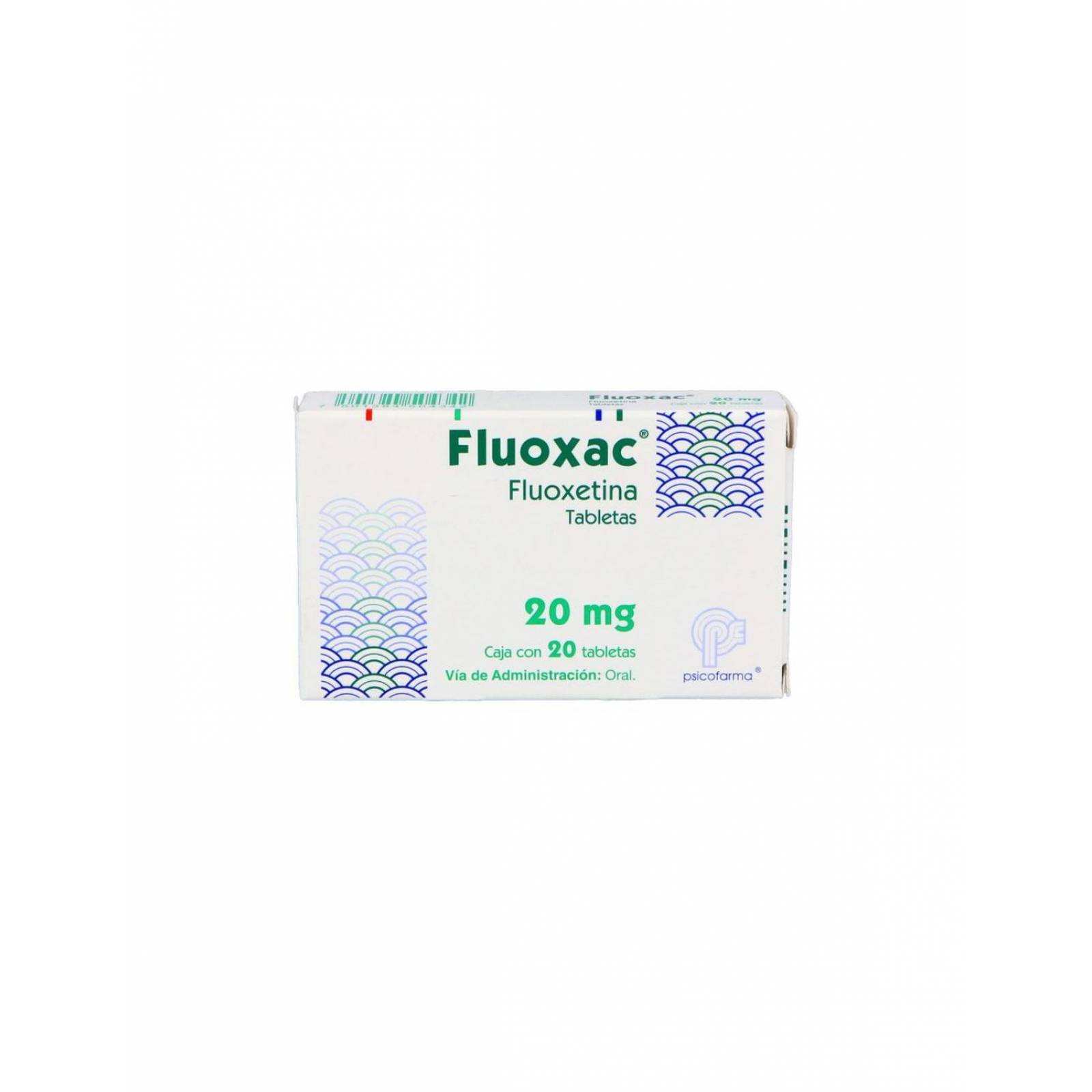 Fluoxac 20 mg Caja Con 20 Tabletas 