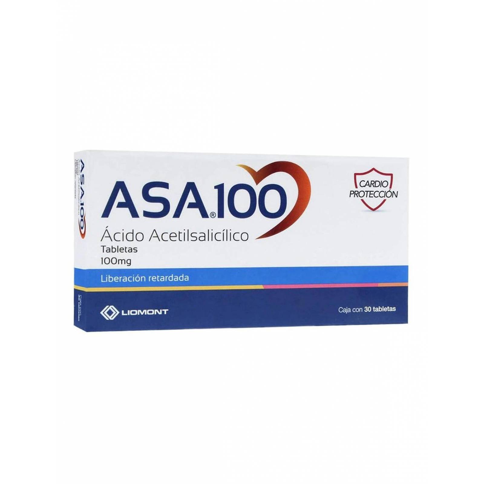Asa 100 mg Caja Con 30 Tabletas 