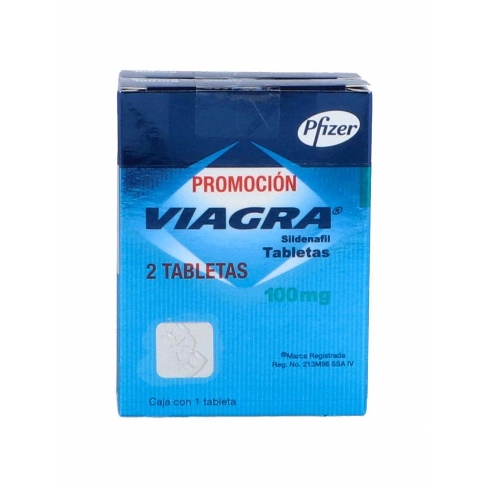 Viagra 100 mg Caja Con 2 Tabletas 