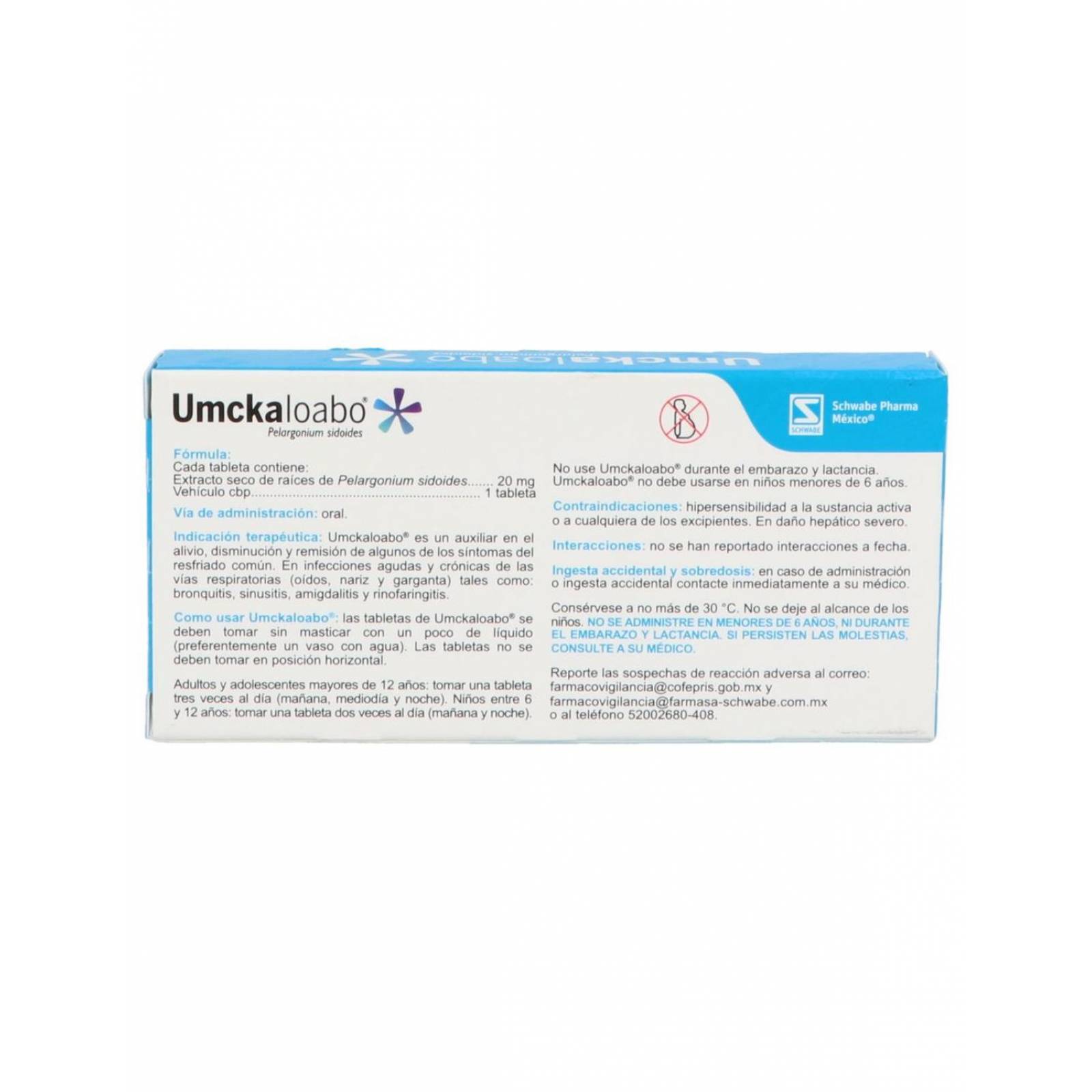 FRM-Umckaloabo 20 mg Caja Con 20 Tabletas 