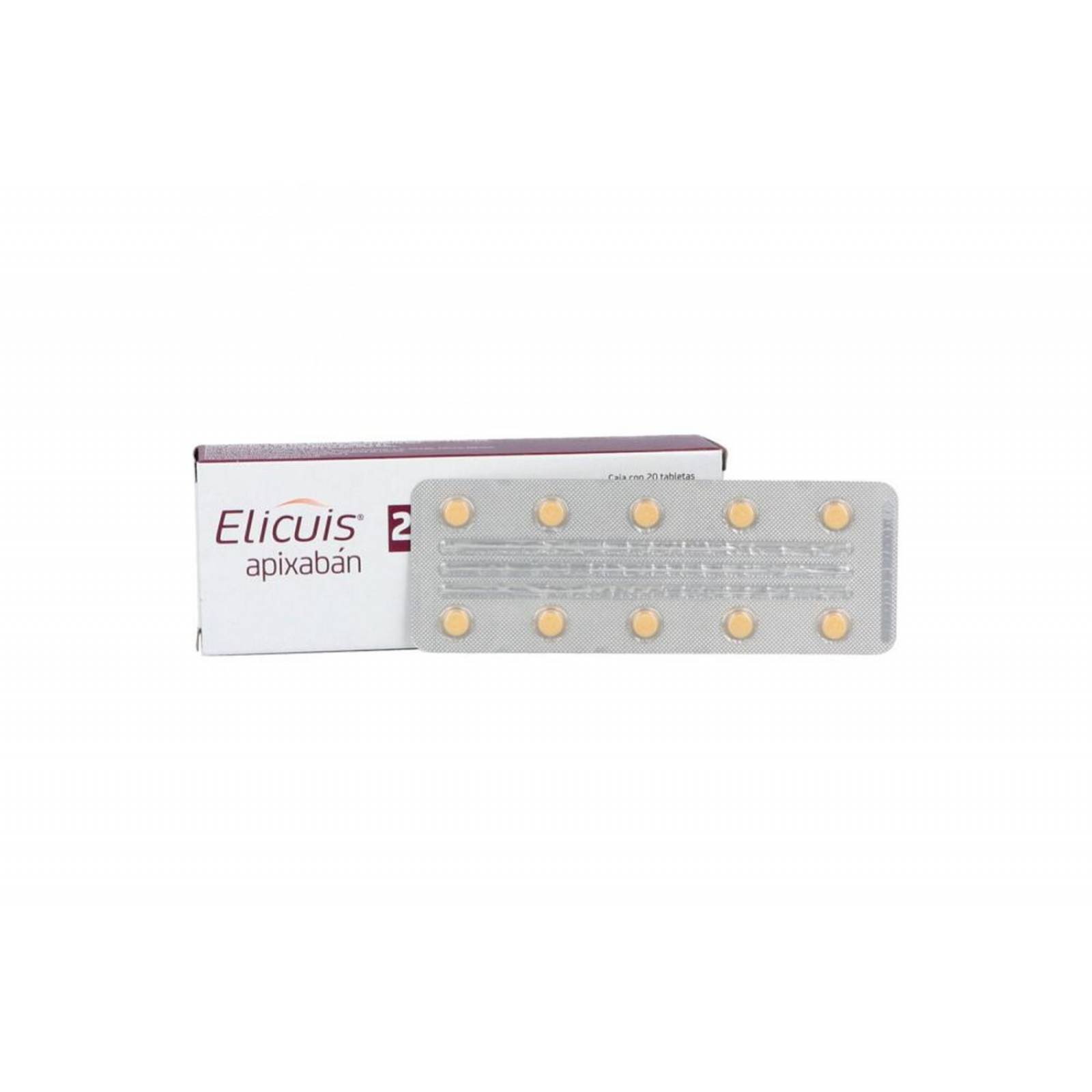 Elicuis 2.5 mg Caja Con 20 Tabletas - RX 