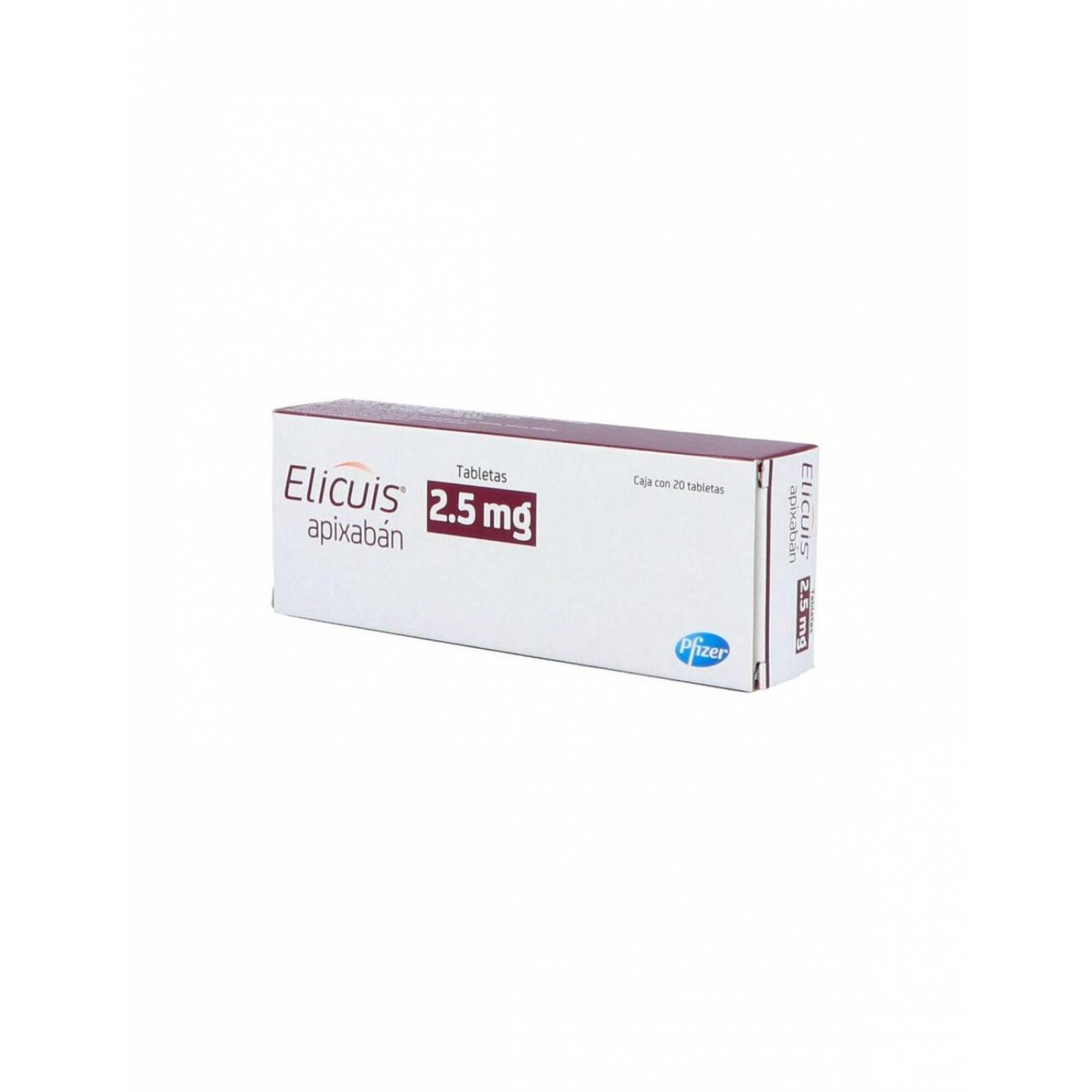 Elicuis 2.5 mg Caja Con 20 Tabletas - RX 