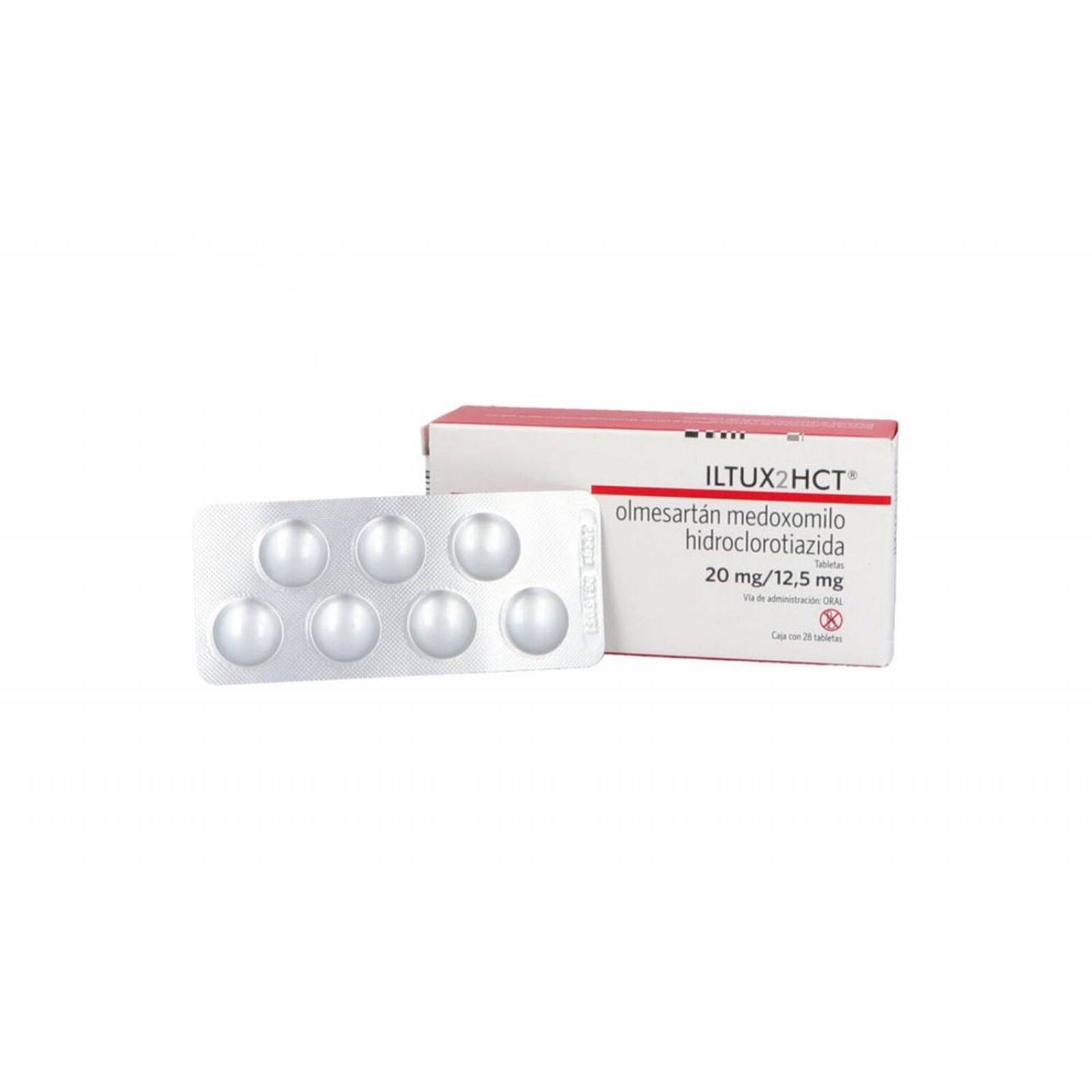 Iltux2hct 20 mg /12,5 mg Caja Con 28 Tabletas 