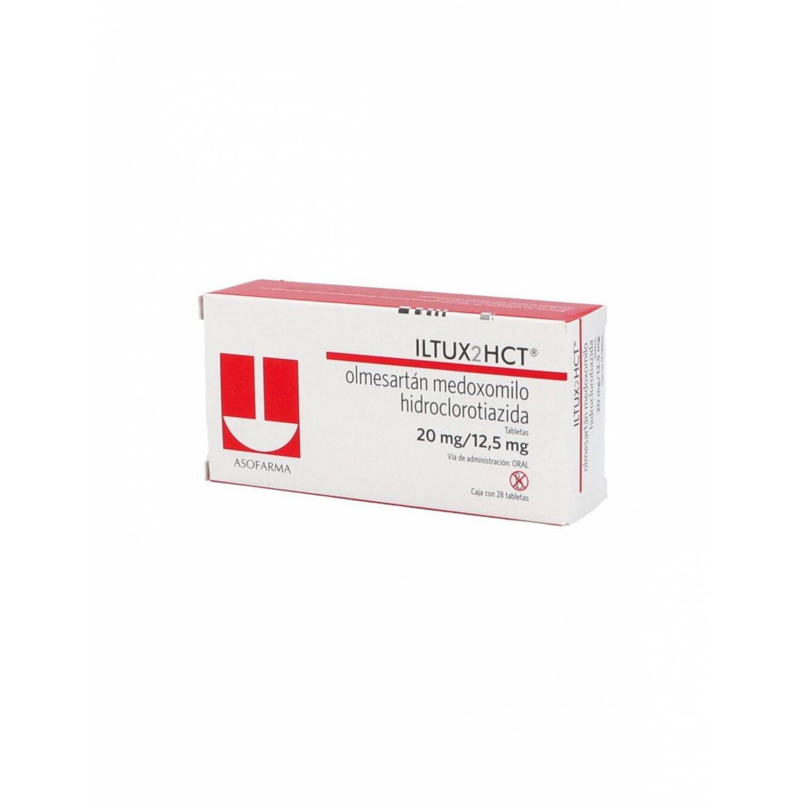 Iltux2hct 20 mg /12,5 mg Caja Con 28 Tabletas 
