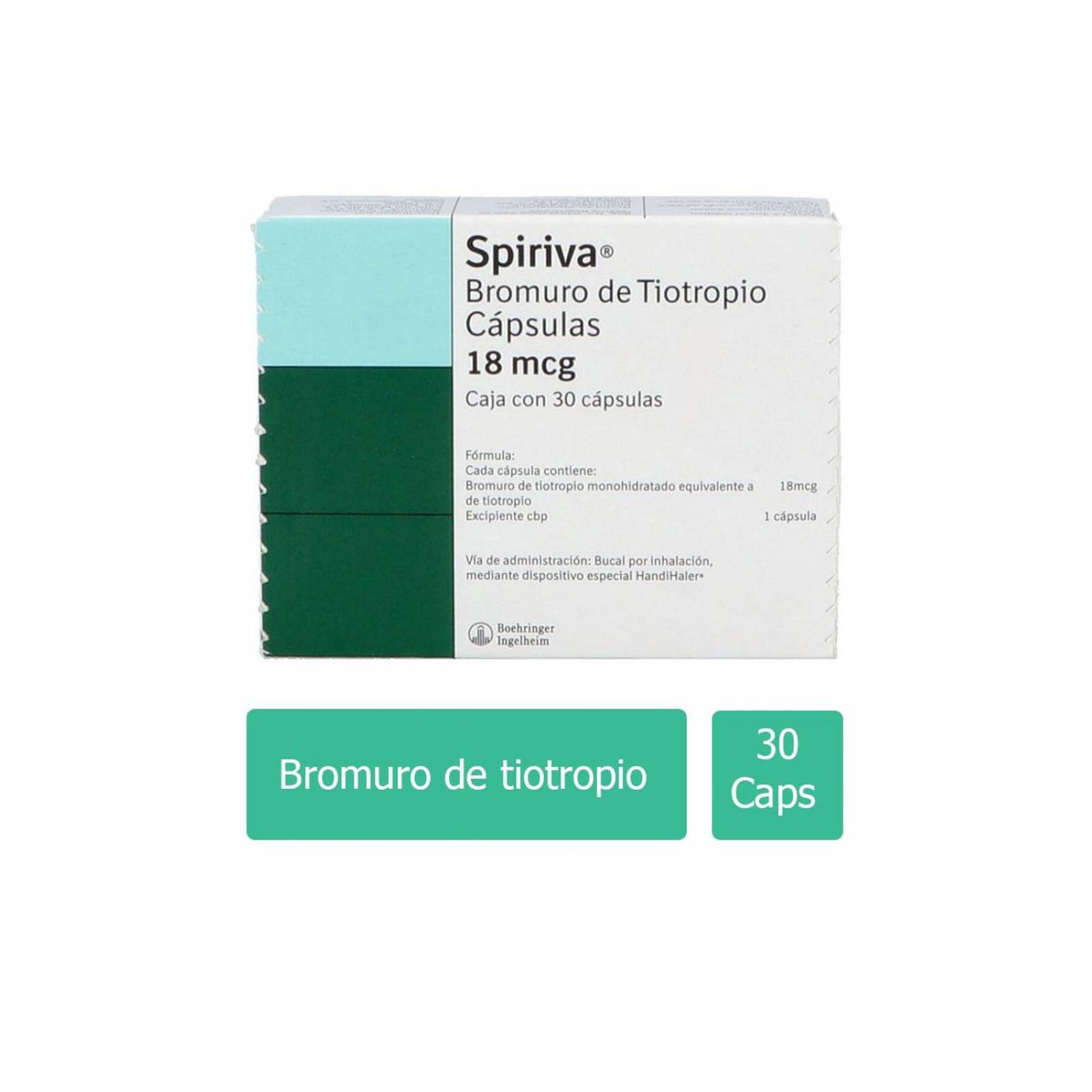 Spiriva 18 mcg Caja Con 30 Cápsulas 