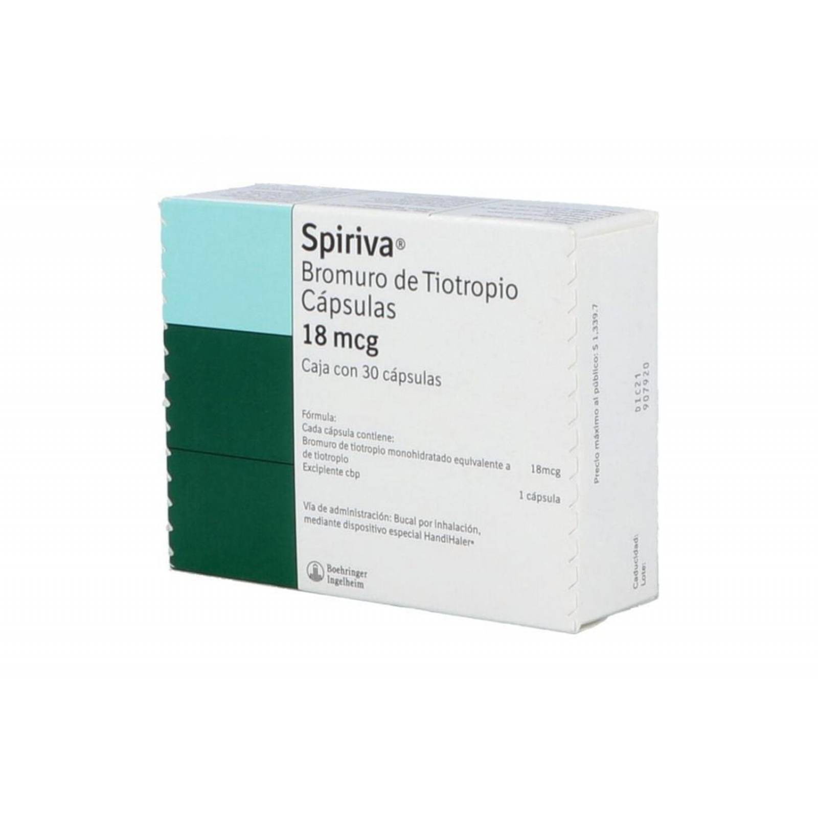 Spiriva 18 mcg Caja Con 30 Cápsulas 