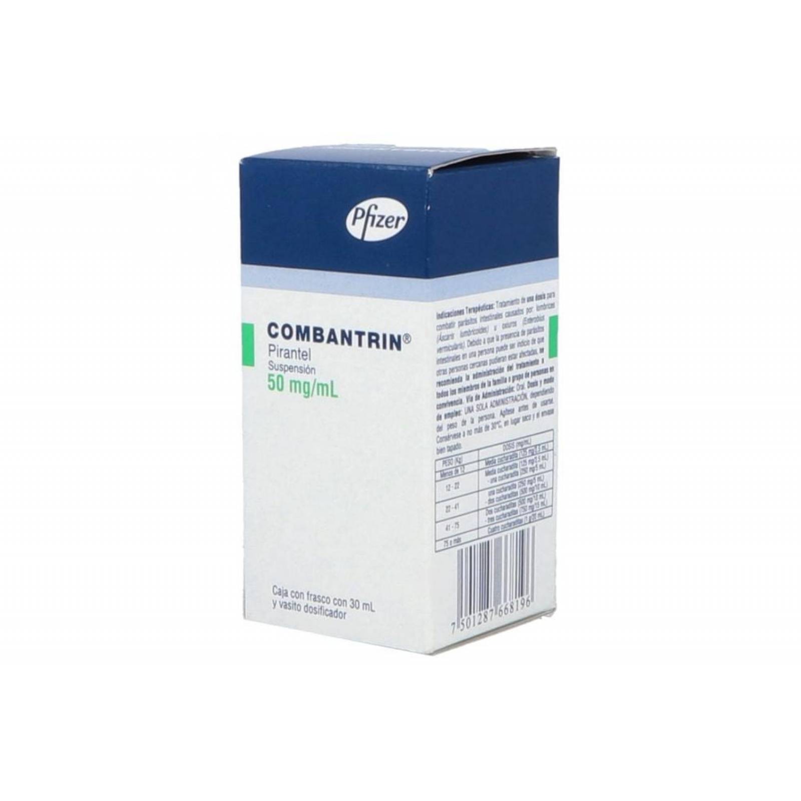 Combantrin 5 g Caja Con Frasco Con 30 mL 