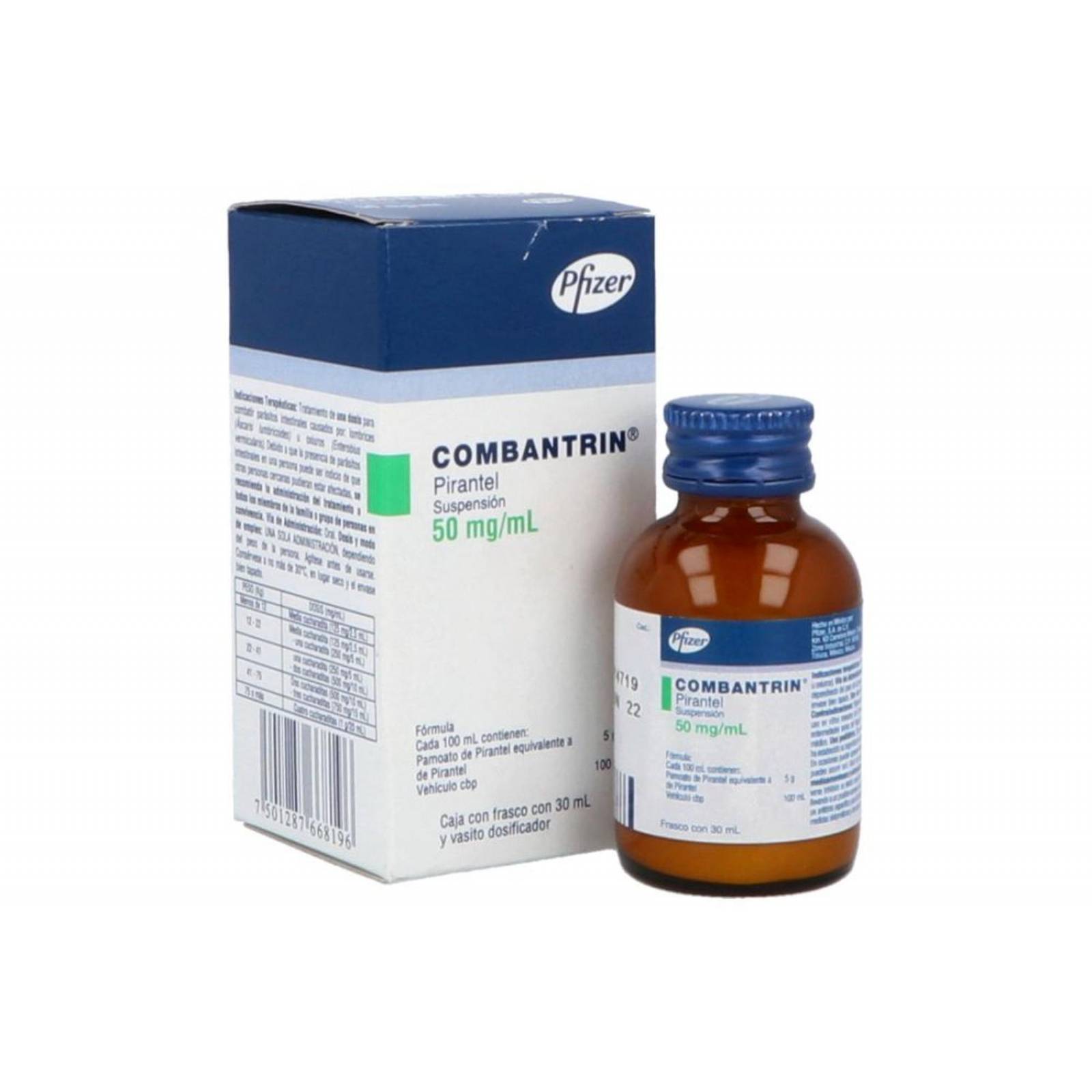 Combantrin 5 g Caja Con Frasco Con 30 mL 