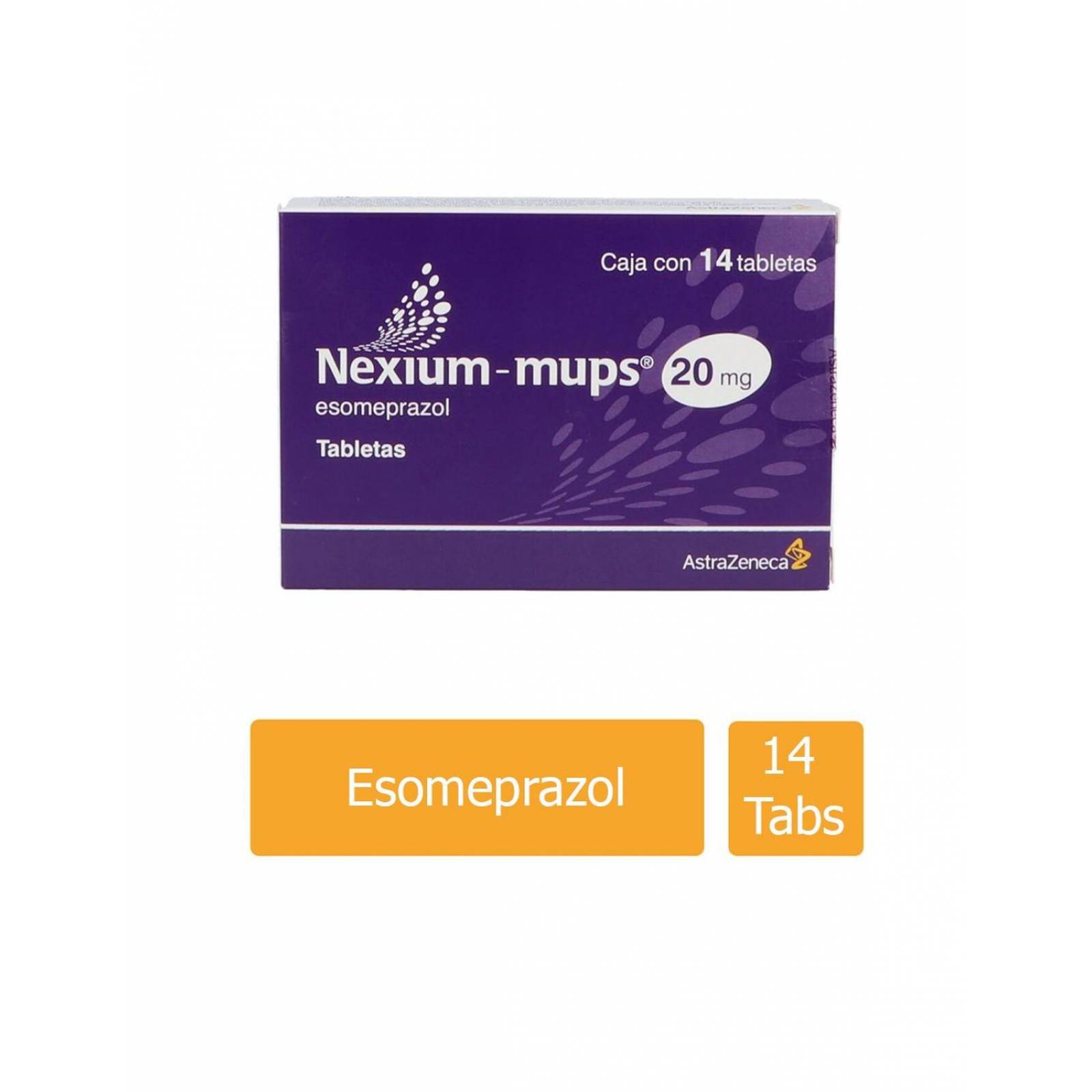 Nexium Mups 20 mg Caja Con 14 Tabletas 