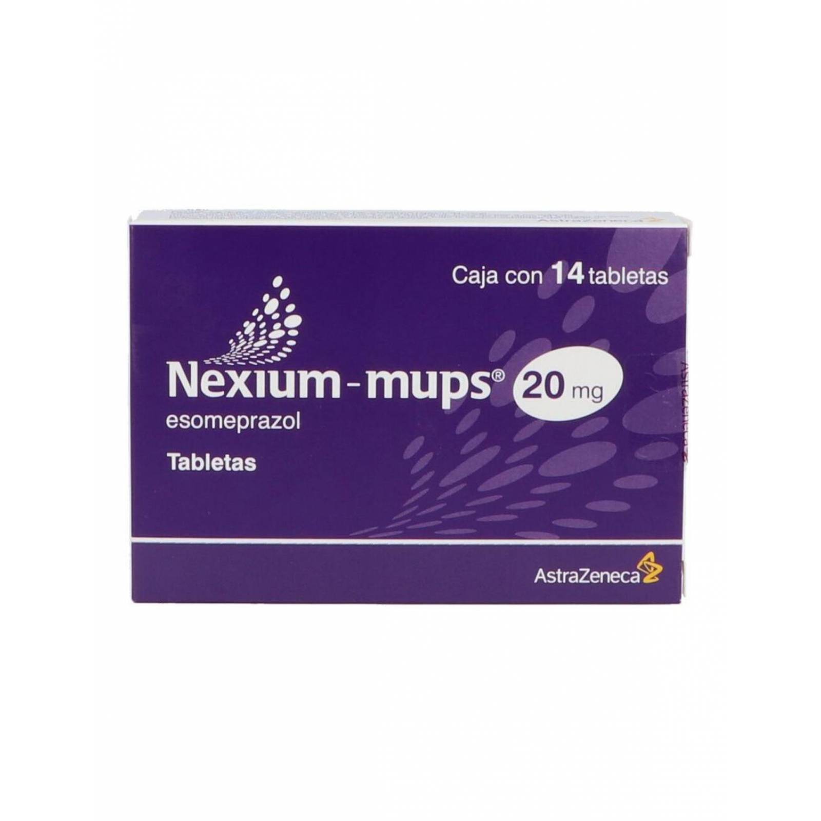 Nexium Mups 20 mg Caja Con 14 Tabletas 