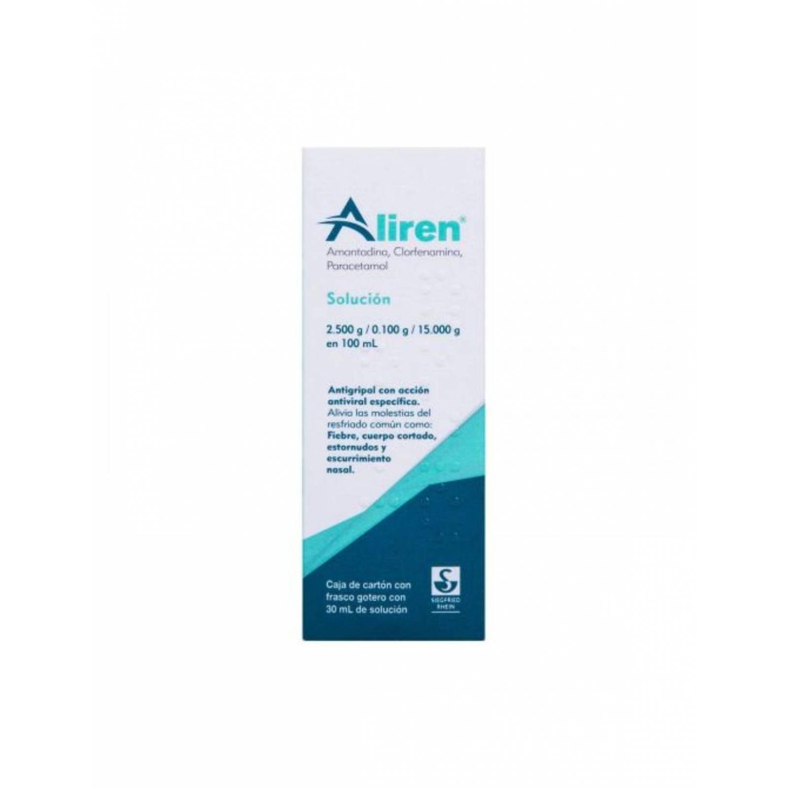 Aliren Solución Caja Con Frasco Gotero Con 30 mL 