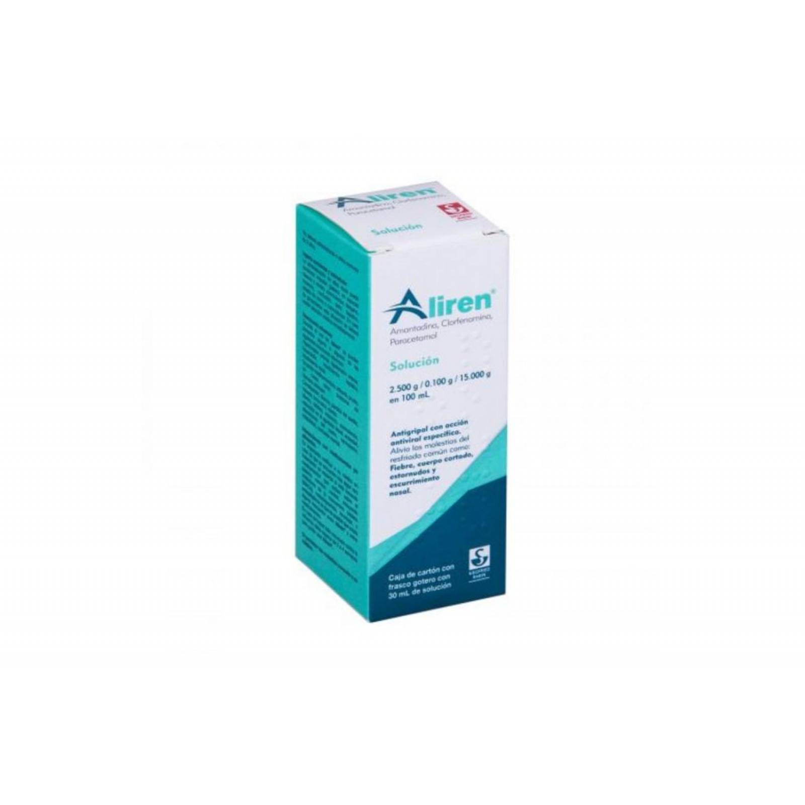 Aliren Solución Caja Con Frasco Gotero Con 30 mL 