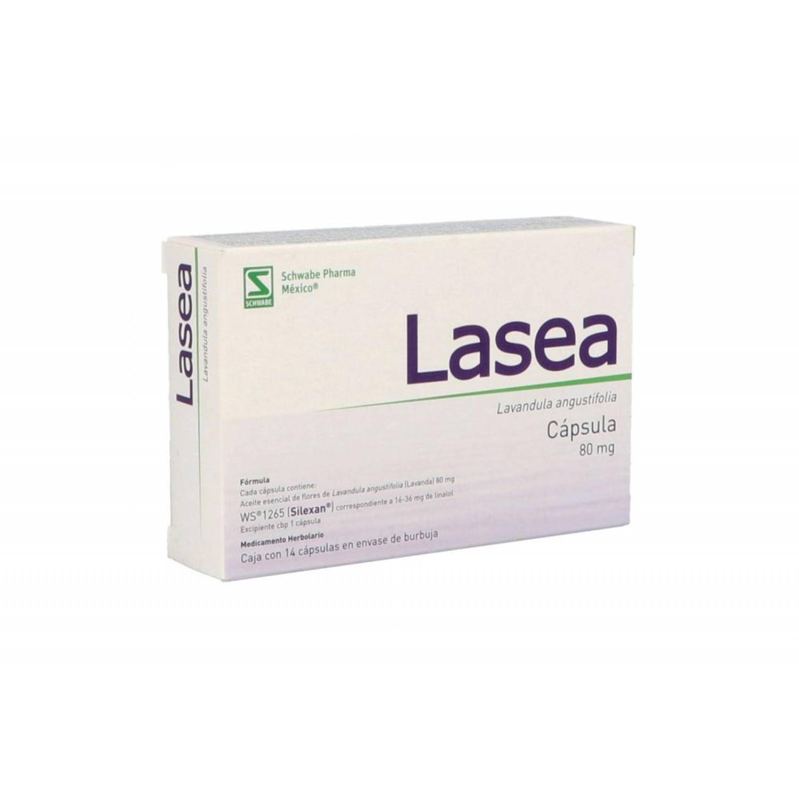 Lasea 80 mg Caja Con 14 Cápsulas 
