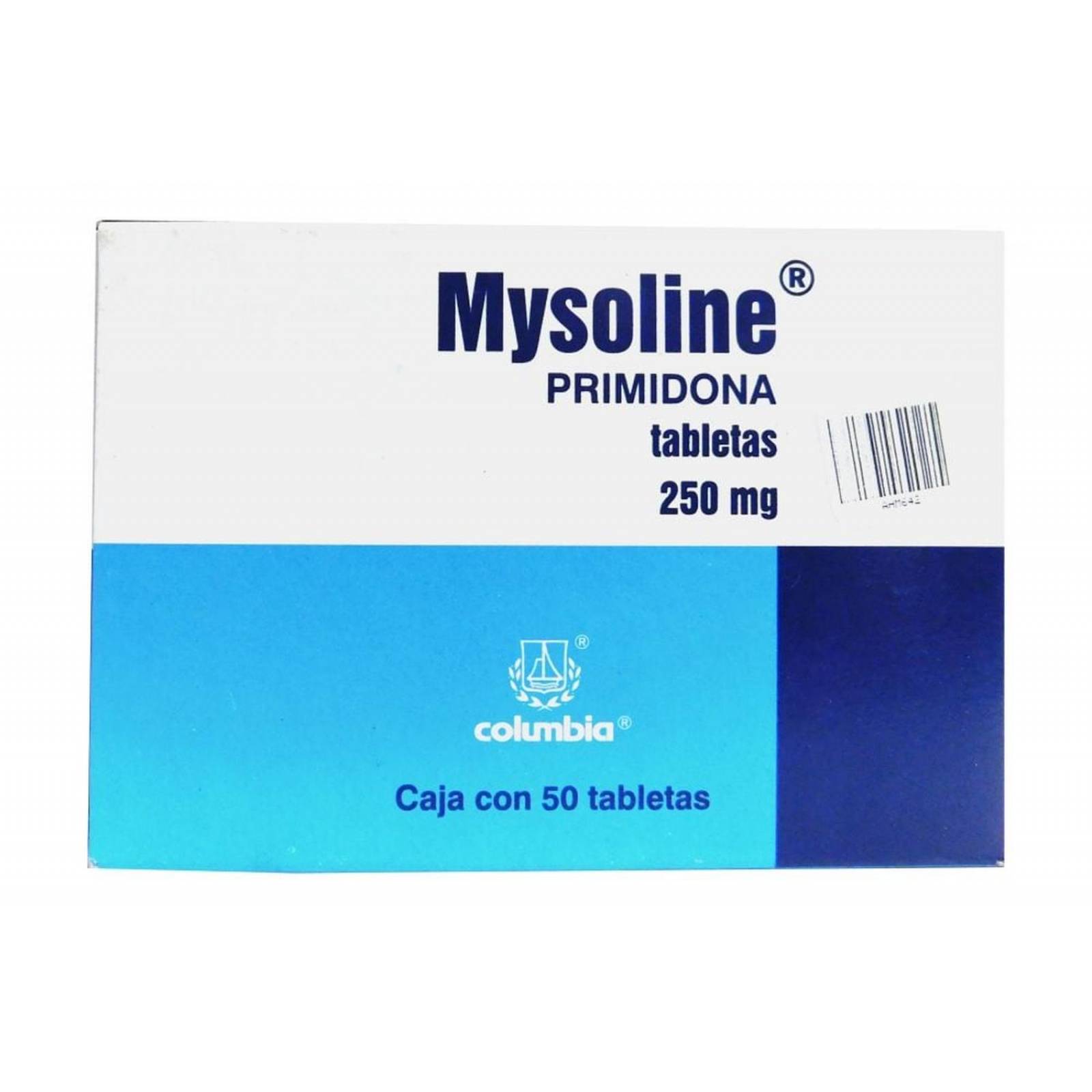 Mysoline 250 mg Caja Con 50 Tabletas 