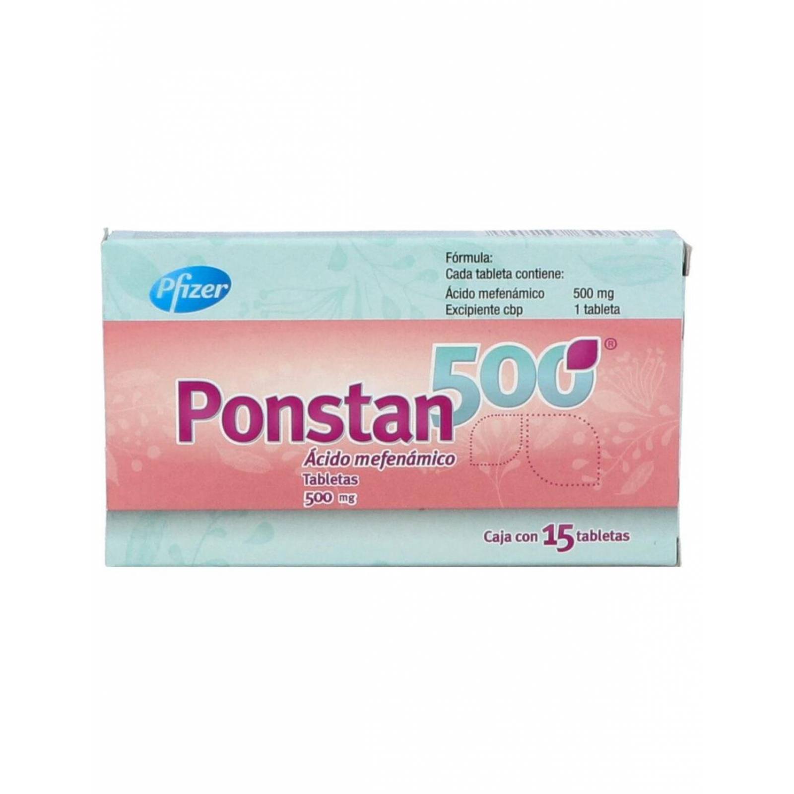 Ponstan 500 mg Caja Con 15 Tabletas 