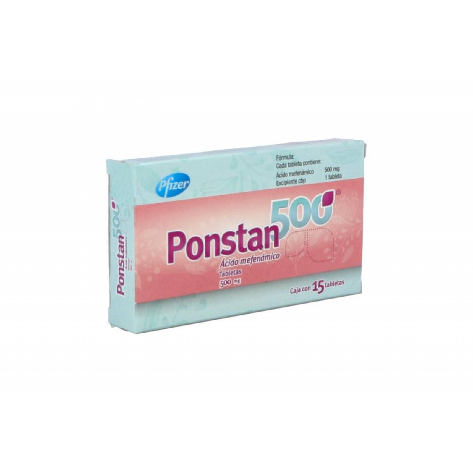 Ponstan 500 mg Caja Con 15 Tabletas 