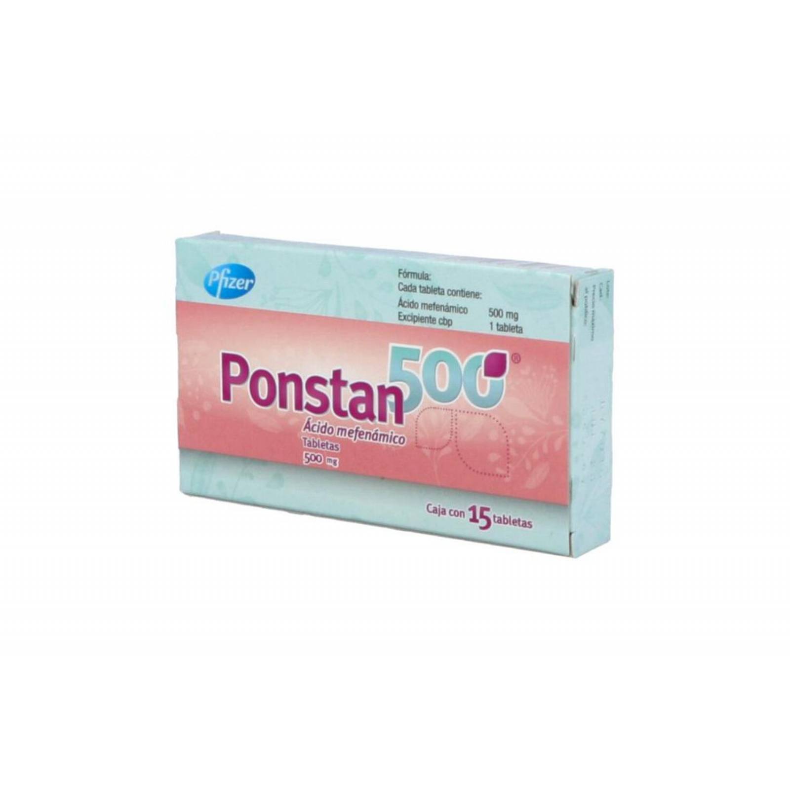 Ponstan 500 mg Caja Con 15 Tabletas 