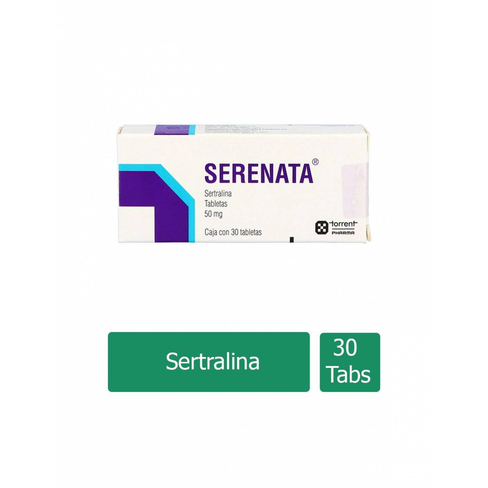Serenata 50 mg Caja Con 30 Tabletas 
