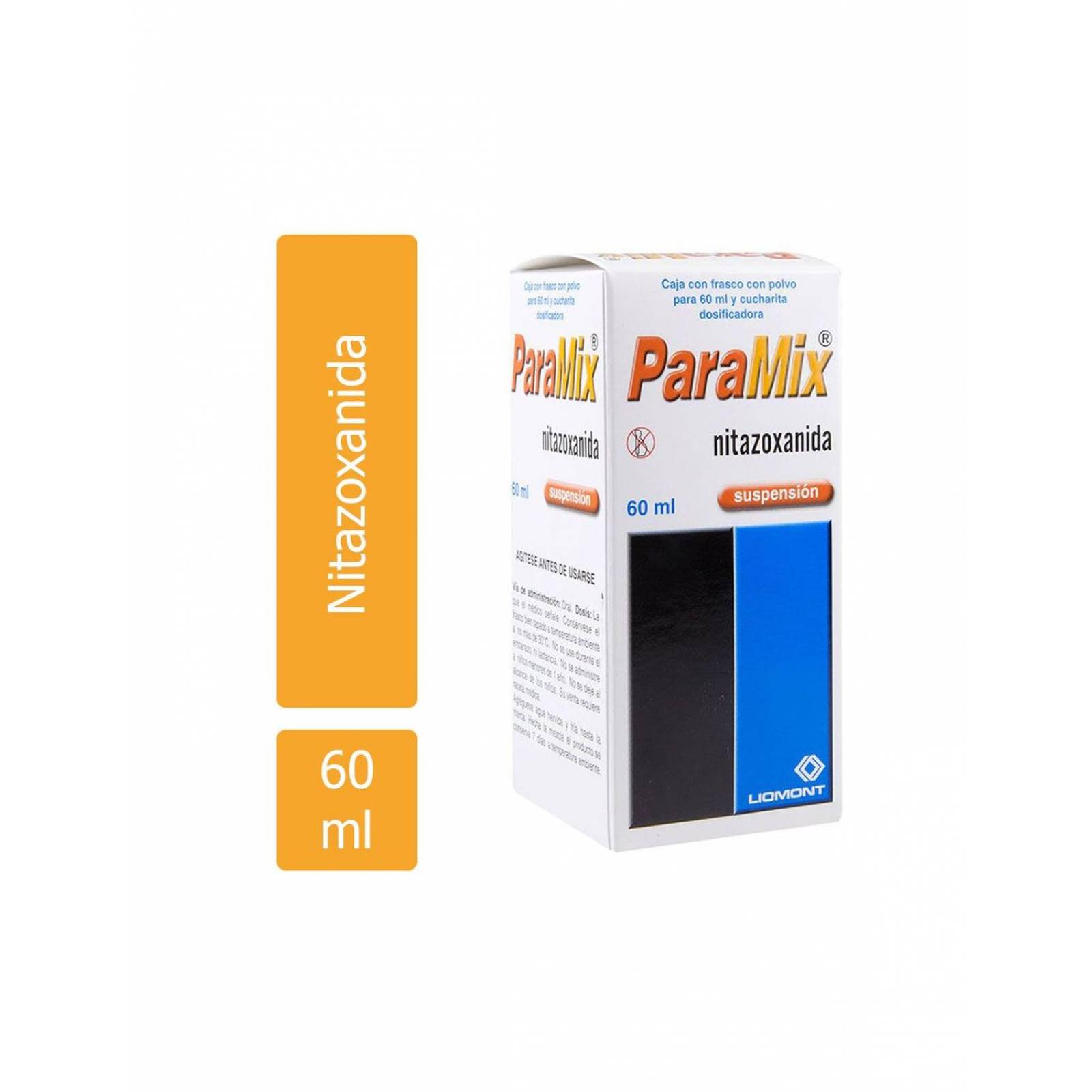 Paramix 60 mL Suspensión Caja Con Frasco Dosificadora y Cucharita 
