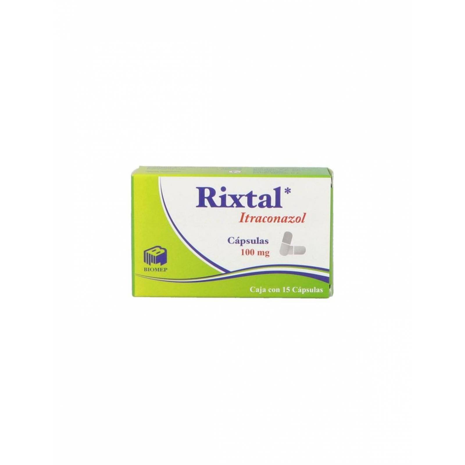 Rixtal 100 mg Caja Con 15 Cápsulas 