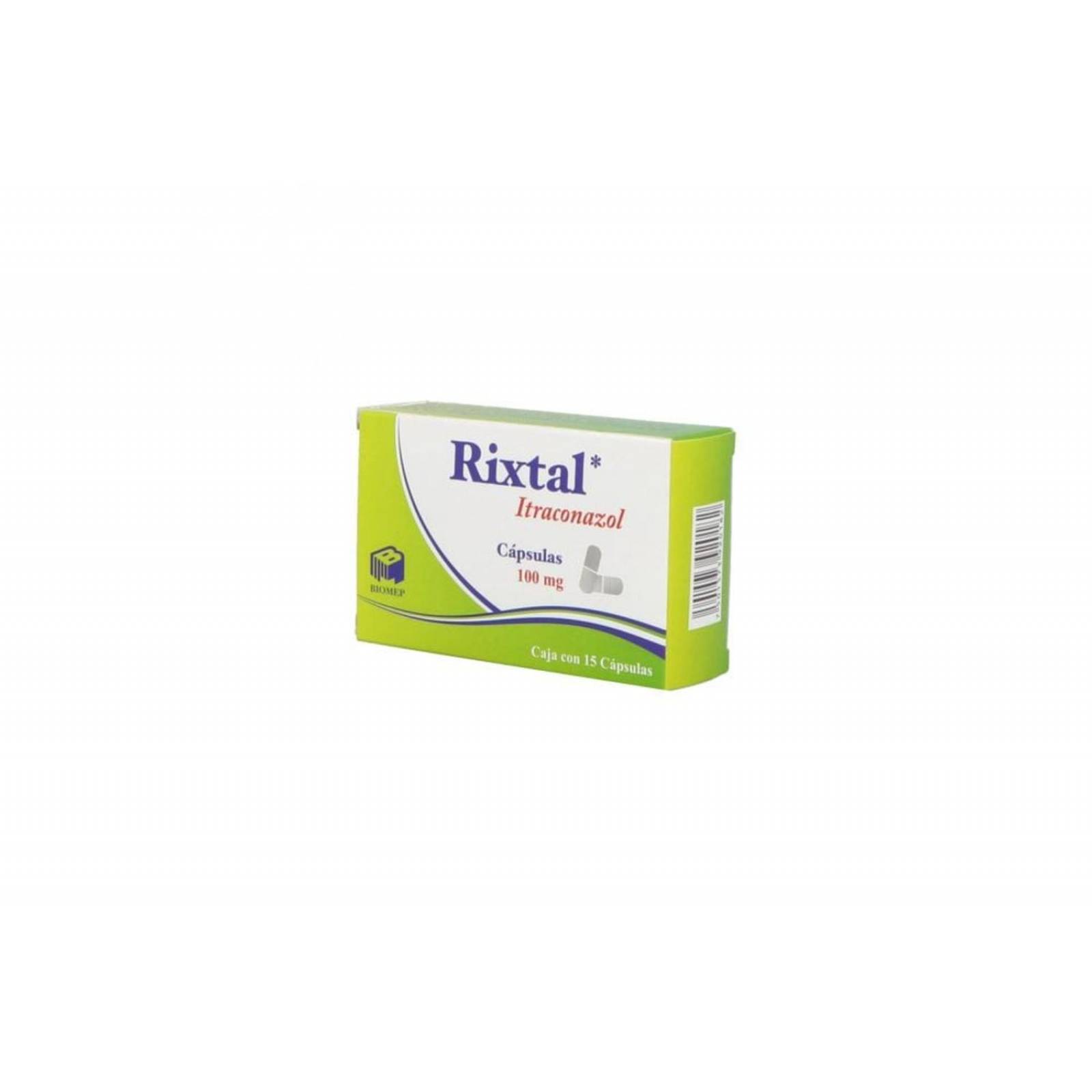 Rixtal 100 mg Caja Con 15 Cápsulas 