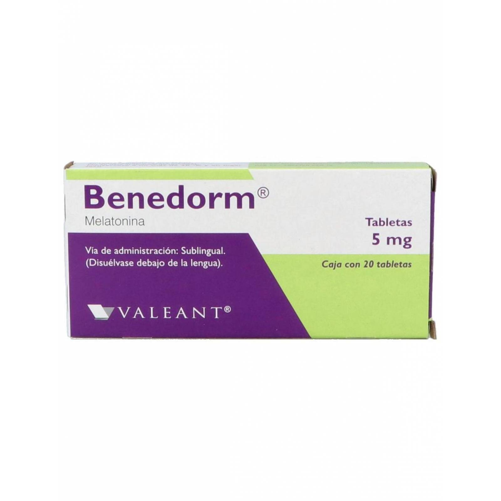 Benedorm 5mg Caja Con 20 Tabletas Sublinguales 