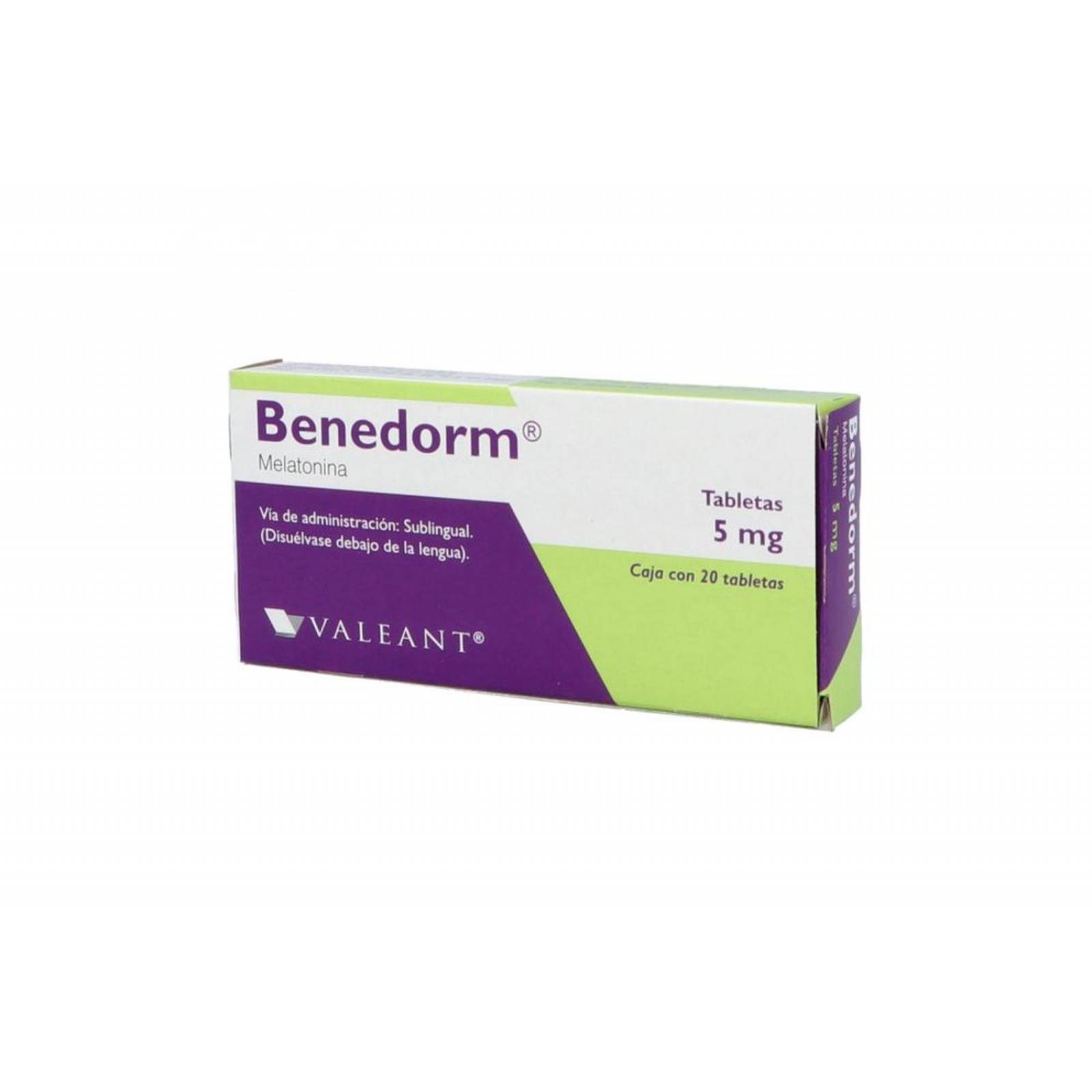Benedorm 5mg Caja Con 20 Tabletas Sublinguales 