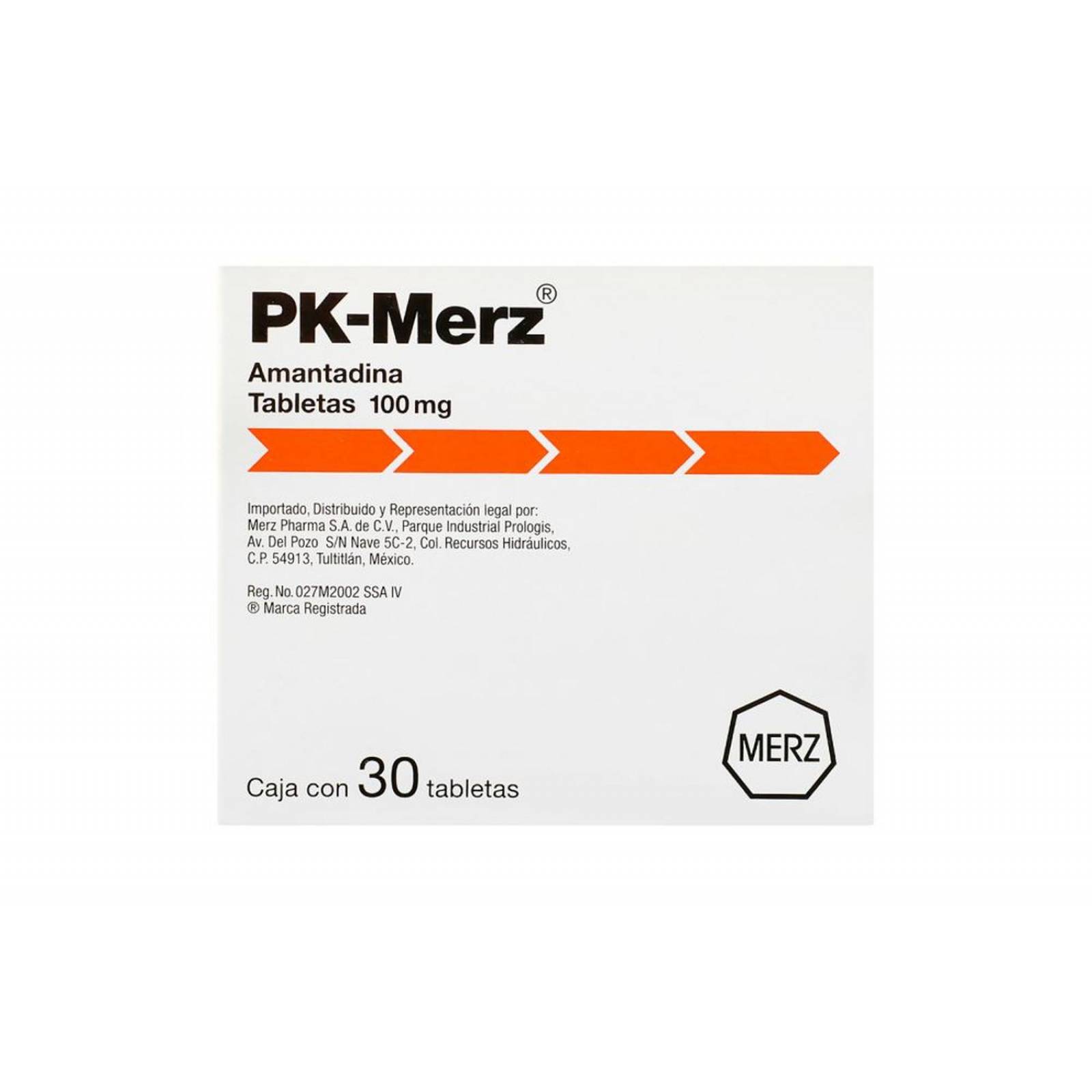 Pk Merz 100 mg Caja Con 30 Tabletas 