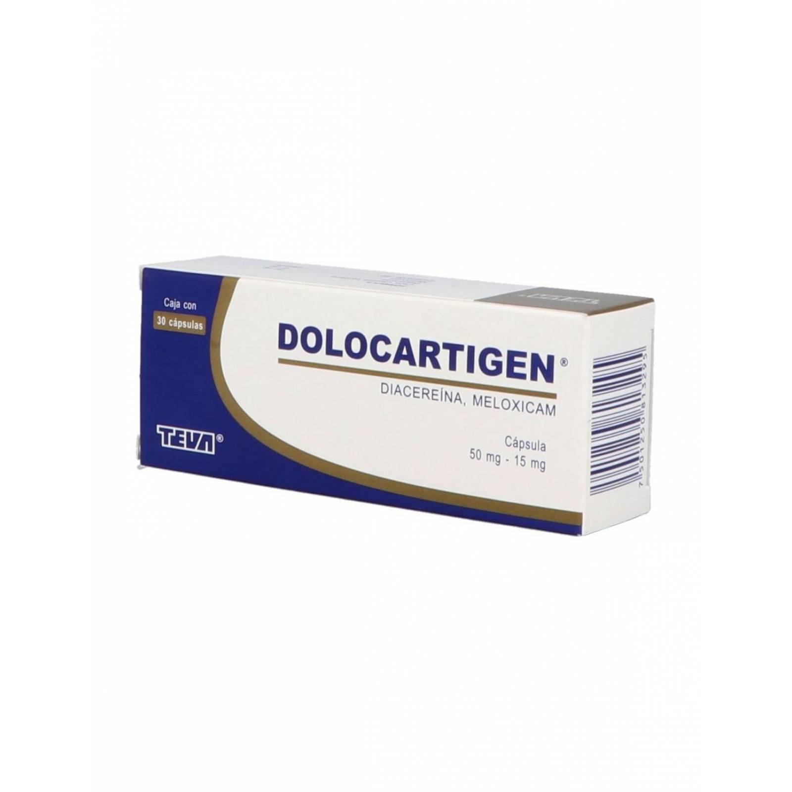 Dolocartigen 50 mg/15 mg Caja Con 30 Cápsulas 
