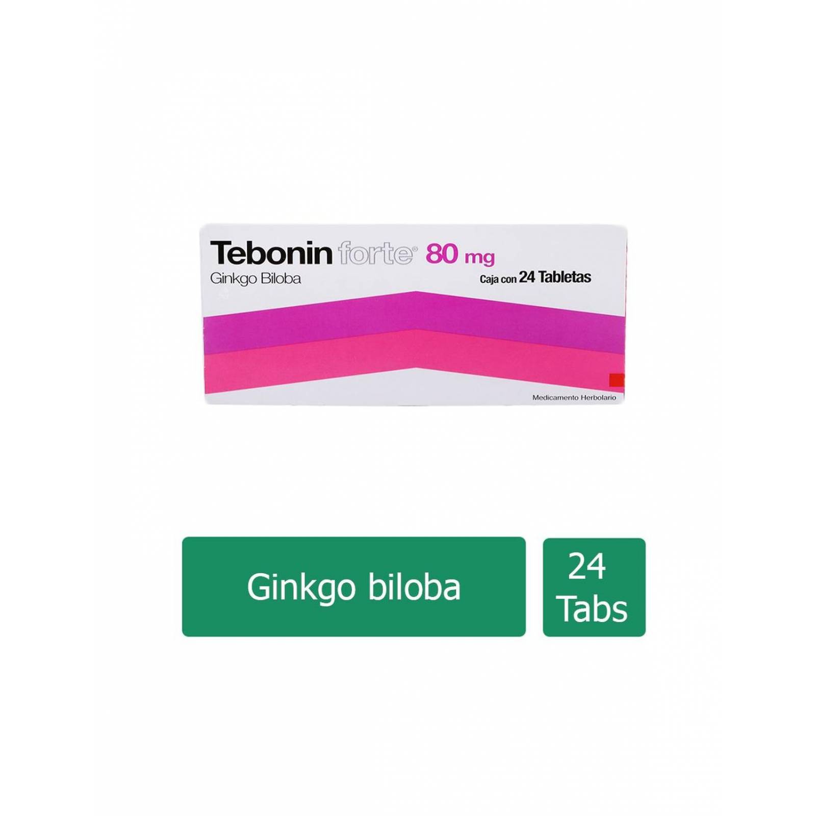 Tebonin Forte 80 mg Caja Con 24 Tabletas 