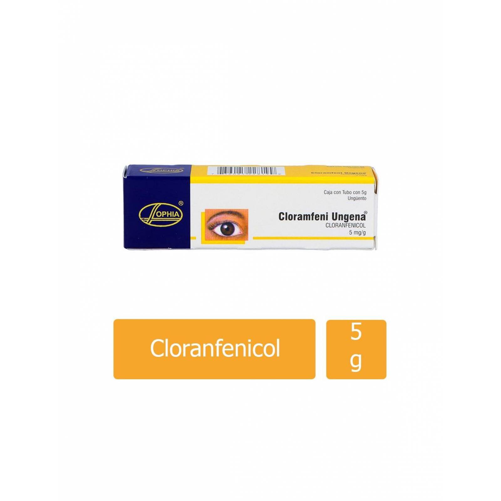 Cloramfeni Ungena 5 mg/g Caja Con Tubo Con 5 g 