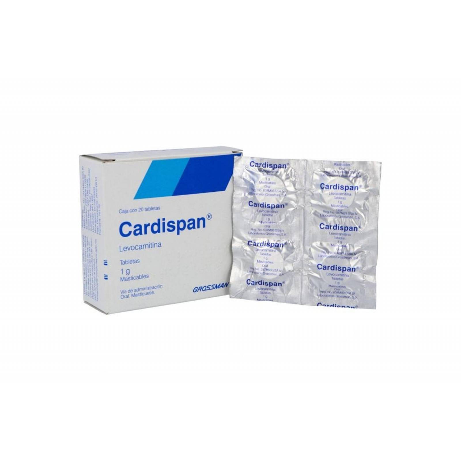 Cardispan Caja con 20 Tabletas 